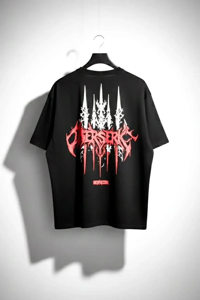 Oversized Berserk Graphic T-Shirt